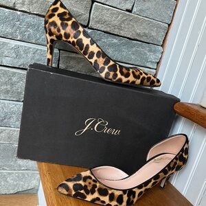 J. Crew Leopard Print Women's Heels
